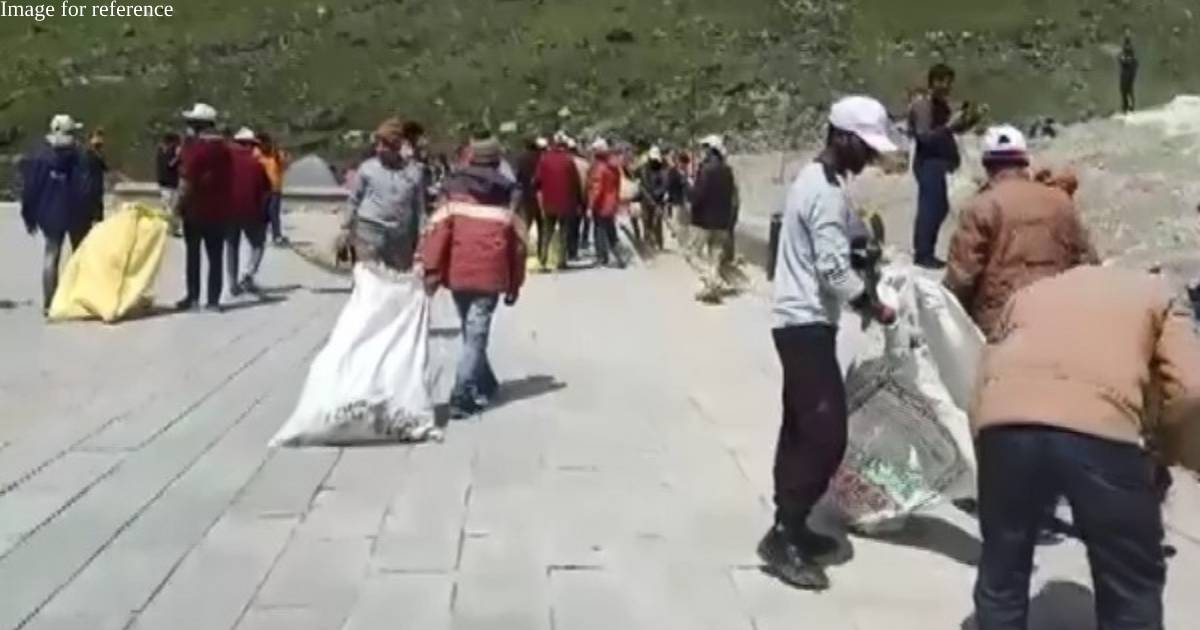 On PM Modi's appeal, pilgrims, govt agencies, NGOs undertake cleanliness drive near Kedarnath Dham